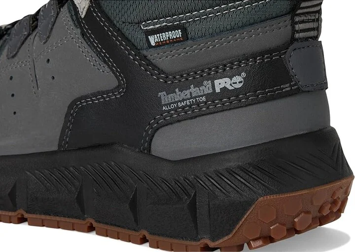 Timberland PRO Tempe Alloy Safety Toe Waterproof Men's Work Boots Medium Grey : 7.5 E - Wide, Leather - Image 7