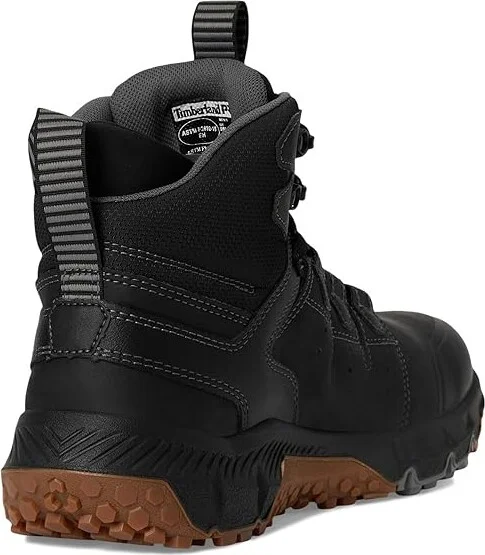 Timberland PRO Tempe Soft Toe Waterproof Men's Work Boots Black : 12 D - Medium, Leather - Image 4