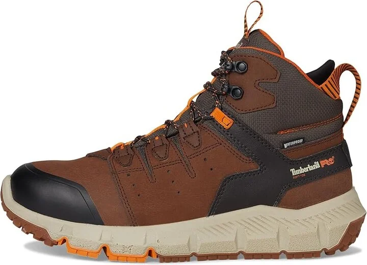 Timberland PRO Tempe Soft Toe Waterproof Men's Work Boots Medium Brown : 7.5 E - Wide, Leather - Image 6