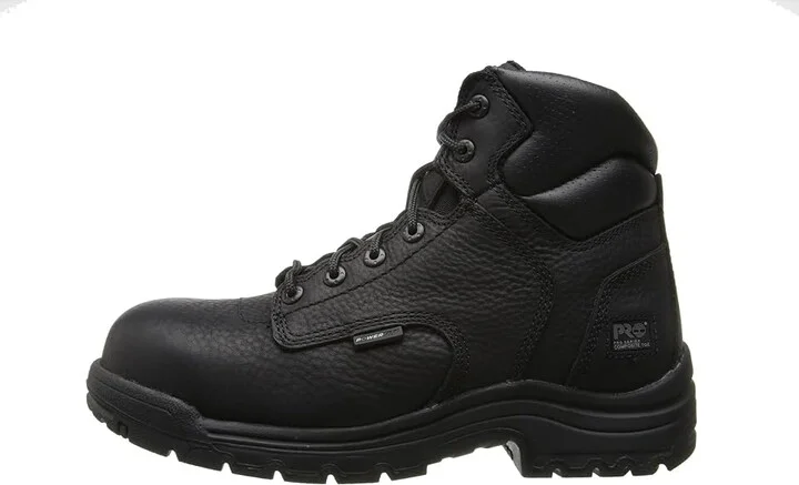 Timberland PRO Titan 6 Composite Safety Toe Men's Work Boots Black : 10 E - Wide, Leather - Image 6