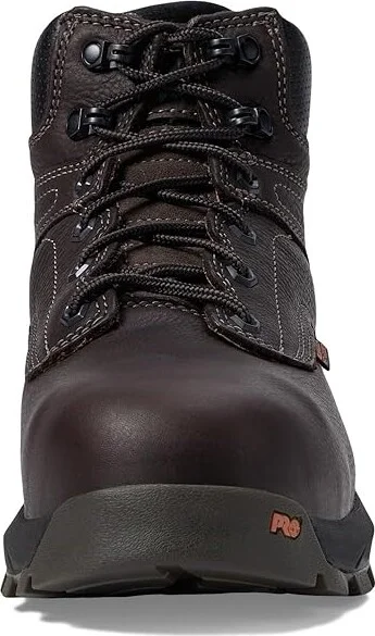Timberland PRO Titan EV 6 Composite Safety Toe Internal MetGuard Industrial Work Boot Men's Work Boots Brown : 14 E - Wide, Leather - Image 2