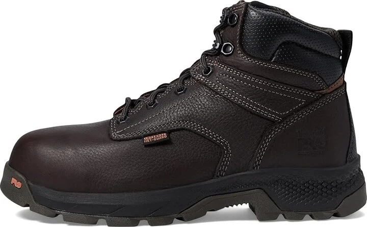 Timberland PRO Titan EV 6 Composite Safety Toe Internal MetGuard Industrial Work Boot Men's Work Boots Brown : 14 E - Wide, Leather - Image 6