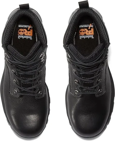 Timberland PRO TITAN EV 6 Composite Safety Toe Waterproof Men's Shoes Black Rustler : 14 D - Medium, Leather - Image 2