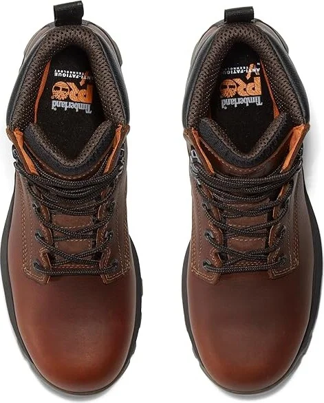 Timberland PRO TITAN EV 6 Composite Safety Toe Waterproof Men's Shoes Teak Trailblazer Brown-2024 NEW : 7 E - Wide, Leather - Image 2