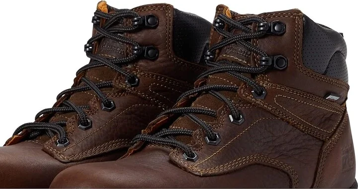 Timberland PRO TITAN EV 6 Composite Safety Toe Waterproof Men's Shoes Teak Trailblazer Brown-2024 NEW : 7 E - Wide, Leather - Image 7