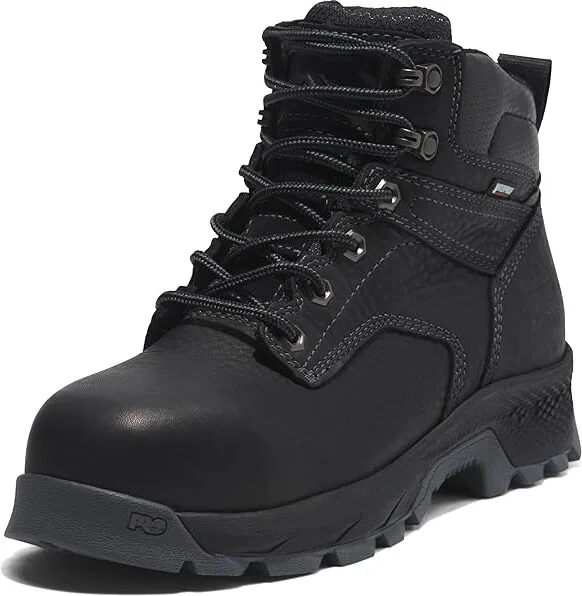 Timberland PRO TITAN EV 6 Composite Safety Toe Waterproof Women's Shoes Black : 8 D - Wide, Leather - Image 5