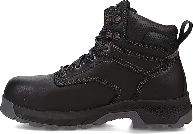 Timberland PRO TITAN EV 6 Composite Safety Toe Waterproof Women's Shoes Black : 8 D - Wide, Leather
