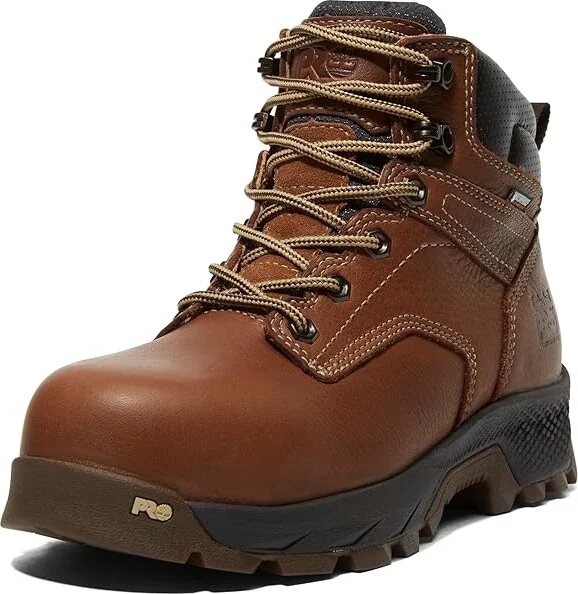 Timberland PRO TITAN EV 6 Composite Safety Toe Waterproof Women's Shoes Brown : 9 C - Medium, Leather - Image 5