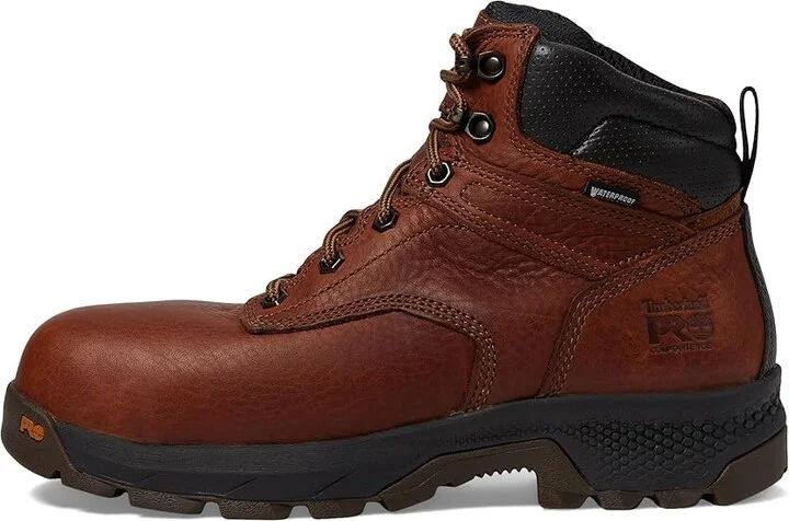 Timberland PRO TiTAN EV 6 Inch Composite Safety Toe Insulated Waterproof Women's Work Boots Coffee Tailgate Brown : 11 C - Medium, Leather - Image 6
