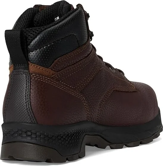 Timberland PRO TiTAN EV 6 Inch Internal Metguard Composite Safety Toe Women's Work Boots Dark Brown : 8 D - Wide, Leather - Image 4