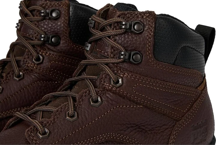 Timberland PRO TiTAN EV 6 Inch Internal Metguard Composite Safety Toe Women's Work Boots Dark Brown : 8 D - Wide, Leather - Image 7