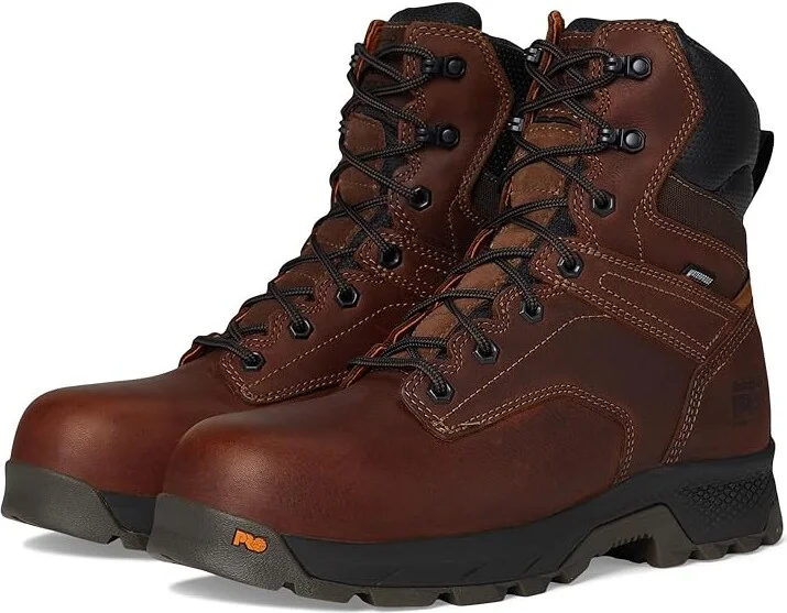 Timberland PRO Titan EV 8 Composite Safety Toe Waterproof Men's Shoes Brown : 12 D - Medium
