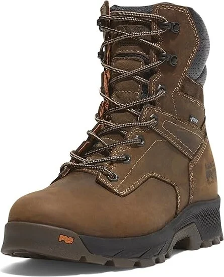Timberland PRO TiTAN EV 8 Inch Soft Toe Waterproof Men's Work Boots Earth Bandit Brown : 11 D - Medium, Leather - Image 5