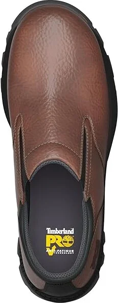 Timberland PRO Titan EV Slip-On Composite Safety Toe Industrial Casual Work Shoe Men's Work Boots Teak Trailblazer 1 : 8 D - Medium, Leather - Image 2