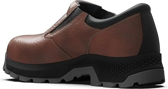 Timberland PRO Titan EV Slip-On Composite Safety Toe Industrial Casual Work Shoe Men's Work Boots Teak Trailblazer 1 : 8 D - Medium, Leather - Image 4