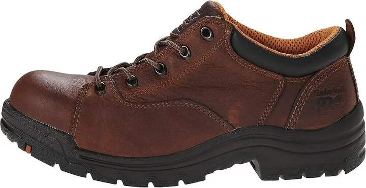 Timberland PRO Titan Oxford Alloy Safety Toe Women's Industrial Shoes Brown : 9 C - Medium, Leather - Image 6