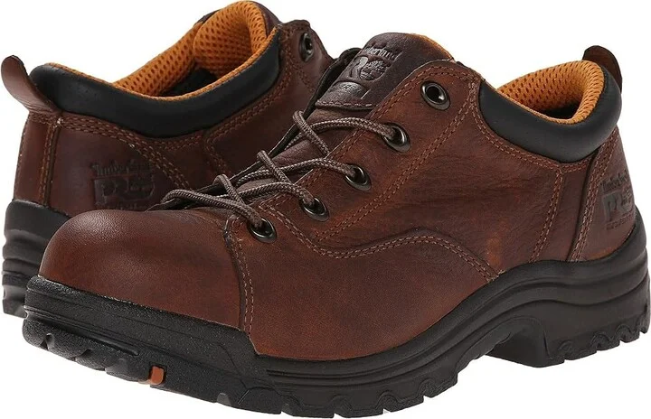 Timberland PRO Titan Oxford Alloy Safety Toe Women's Industrial Shoes Brown : 9 C - Medium, Leather