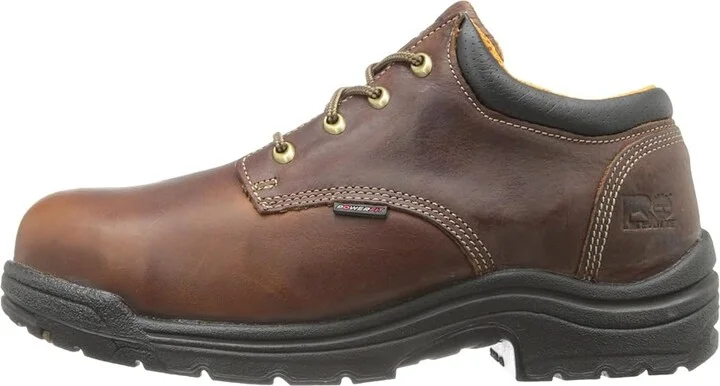 Timberland PRO TiTAN(r) Oxford Alloy Safety Toe Low Men's Industrial Shoes Haystack Brown : 13 D - Medium, Full Grain leather - Image 6