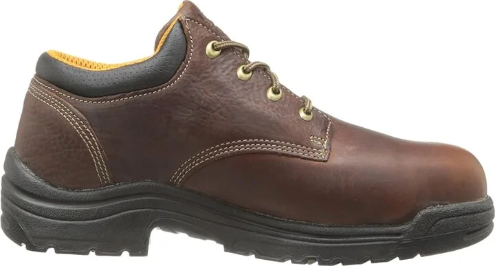 Timberland PRO TiTAN(r) Oxford Alloy Safety Toe Low Men's Industrial Shoes Haystack Brown : 13 D - Medium, Full Grain leather - Image 7
