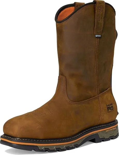 Timberland PRO True Grit BOA Pull-On Composite Safety Toe Waterproof Men's Work Boots Earth Bandit Brown : 7.5 D - Medium, Leather - Image 5