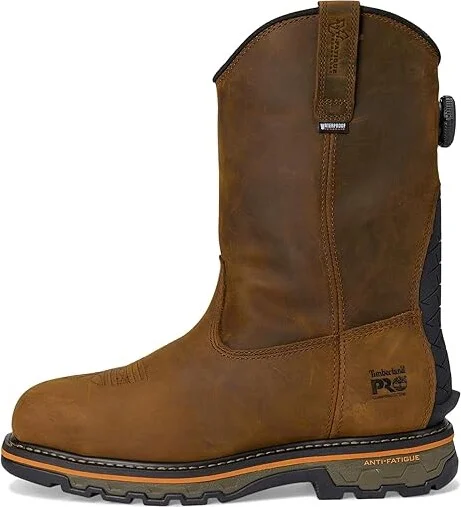 Timberland PRO True Grit BOA Pull-On Composite Safety Toe Waterproof Men's Work Boots Earth Bandit Brown : 7.5 D - Medium, Leather - Image 6