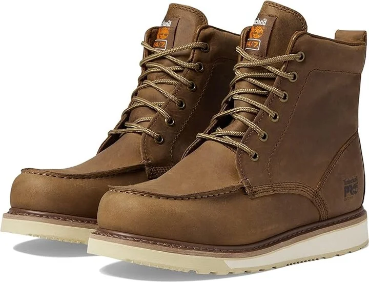 Timberland PRO Wedge 6 Soft Toe Men's Shoes Coconut 1 : 10.5 D - Medium, Leather