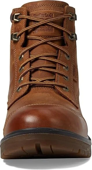 Timberland PRO Whitman 6 Inch Soft Toe Waterproof Men's Work Boots Copper Brown : 10.5 D - Medium, Leather - Image 2
