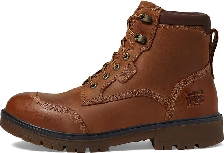 Timberland PRO Whitman 6 Inch Soft Toe Waterproof Men's Work Boots Copper Brown : 10.5 D - Medium, Leather - Image 6