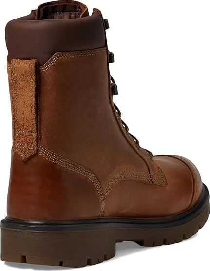Timberland PRO Whitman 8 Inch Composite Safety Toe Waterproof Men's Work Boots Copper Brown : 12 D - Medium, Leather - Image 4