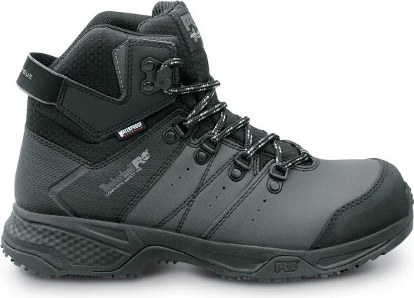 Timberland PRO Women's Comp Toe Switchback MaxTRAX Black/Grey Pop Hiker Work Boots - 6.5 Wide - Image 3