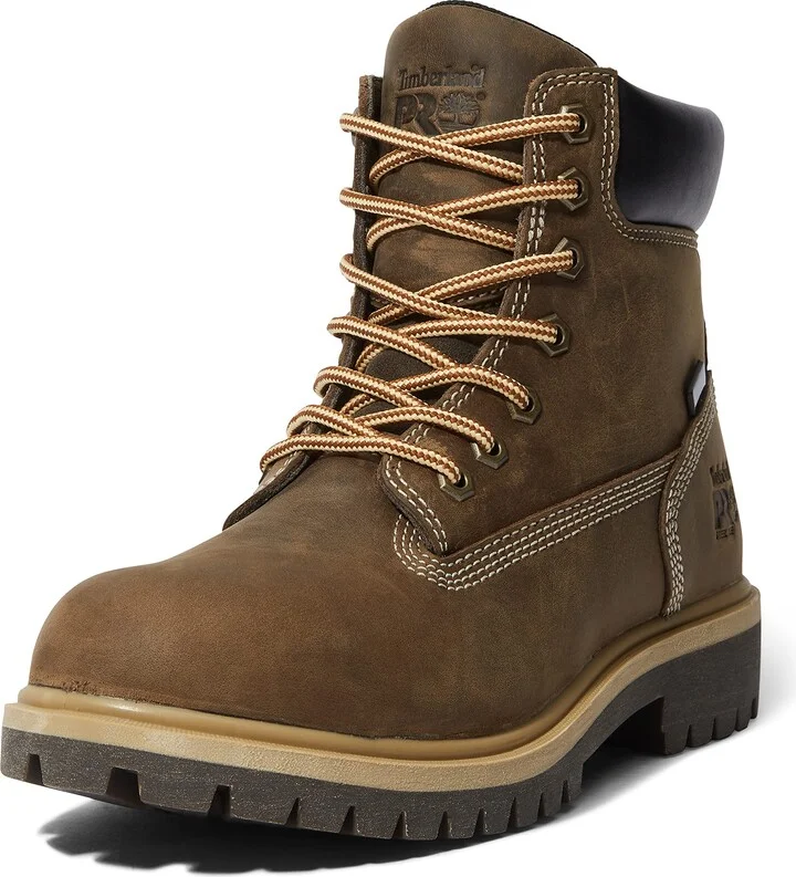 Timberland PRO Women's Direct Attach 6 Inch Steel Safety Toe Insulated Waterproof Industrial Work Boot