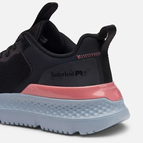 Timberland PRO Women's Setra Athletic Work Sneaker, Black/Pink, - Image 2