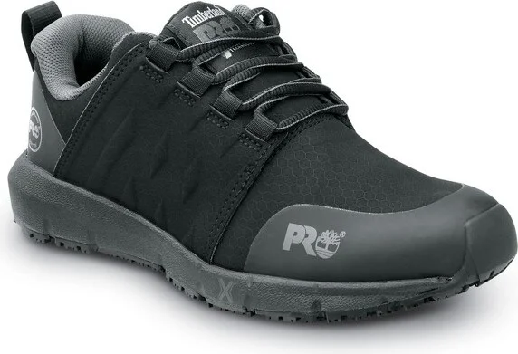 Timberland PRO Women's Soft Toe Radius MaxTRAX Black Raptek Athletic Work Shoes - 7 Wide