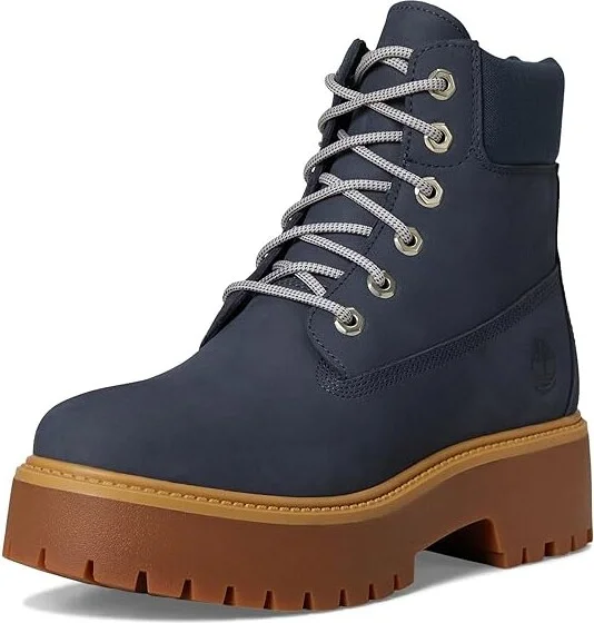 Timberland Stone Street 6 Inch Lace-Up Waterproof Women's Boots Dark Purple Nubuck : 5.5 B - Medium, Leather - Image 11