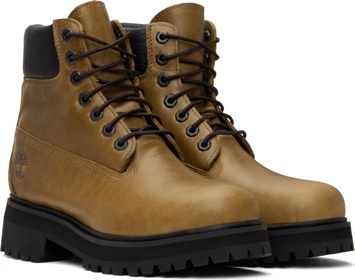 Timberland Tan 6-Inch Lace GTX Boots - Image 4