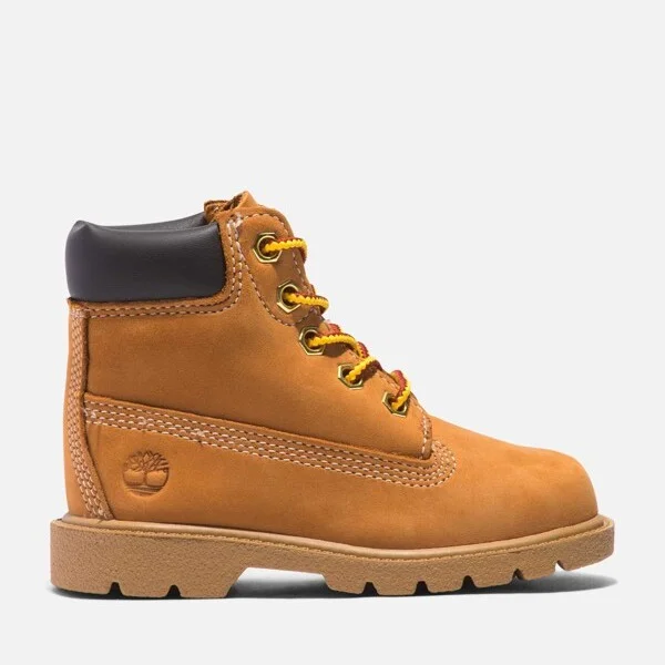 Timberland Toddler Timberland Classic 6-Inch Waterproof Boot, Wheat Nubuck,