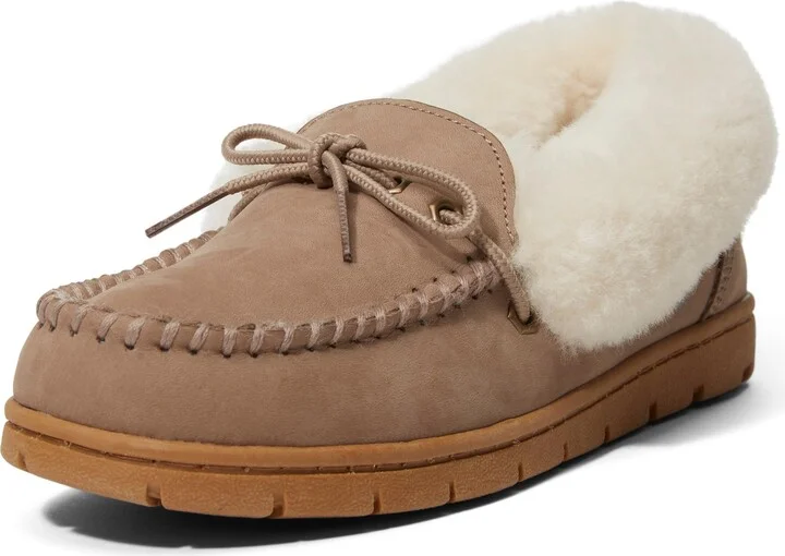 Timberland Women's Gray Peak Shearling Moc Slipper