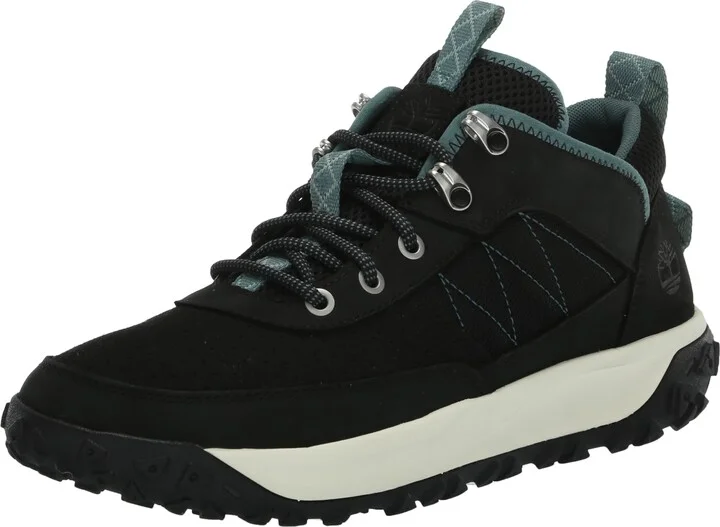 Black Nubuck With White