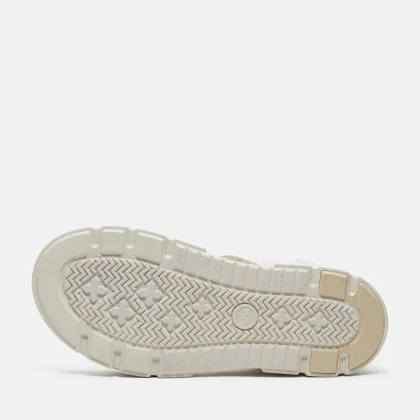 Timberland Women's Greyfield Backstrap Sandal, White Knit, - Image 2