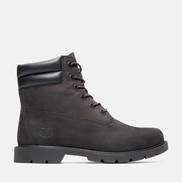 Timberland Women's Linden Woods 6-Inch Waterproof Boot, Black, W