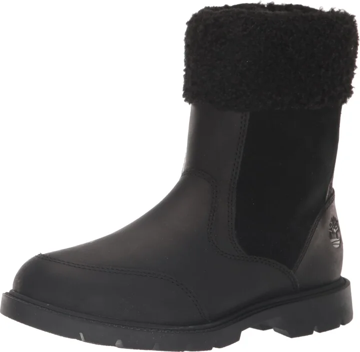 Timberland Women's Linden Woods Waterproof Fleece Fold-Down Fashion Boot