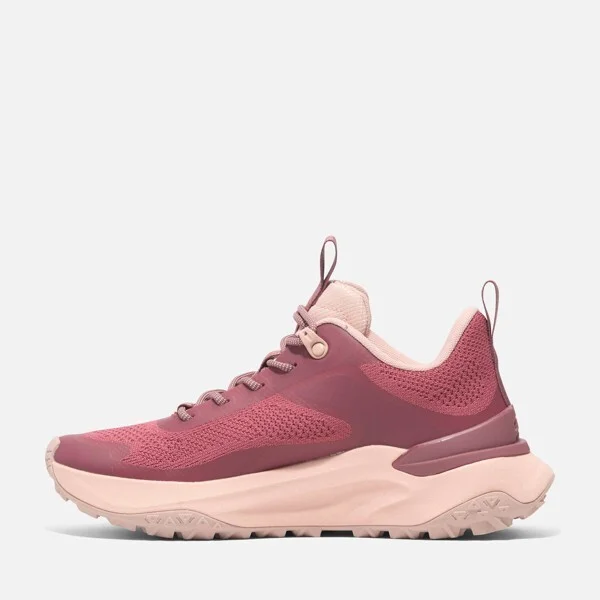 Timberland Women's Motion Access Low Lace-Up Sneaker, Red Knit, - Image 2