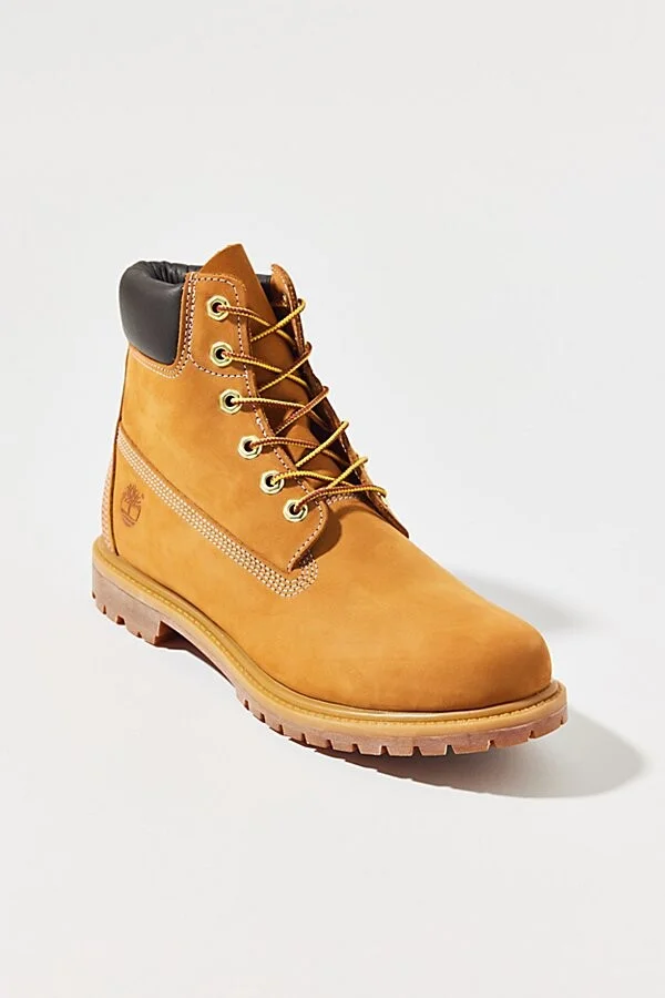 Timberland Women's Premium 6-Inch Lace-Up Waterproof Boot in Wheat - Image 2