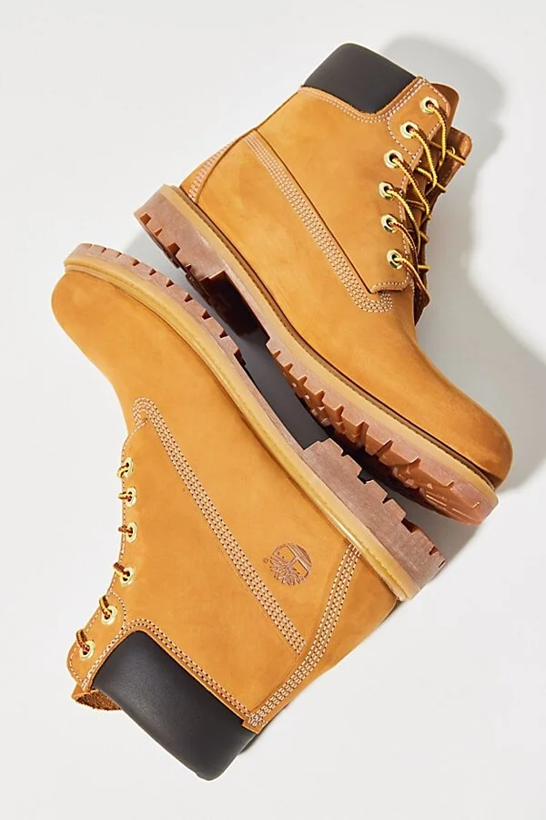 Timberland Women's Premium 6-Inch Lace-Up Waterproof Boot in Wheat - Image 4
