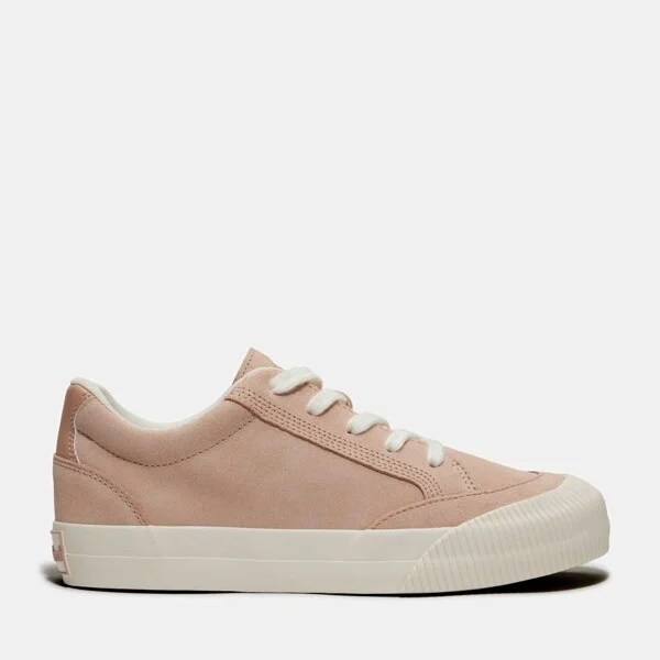 Timberland Women's Skyla Bay 2.0 Sneaker, Light Beige Suede,