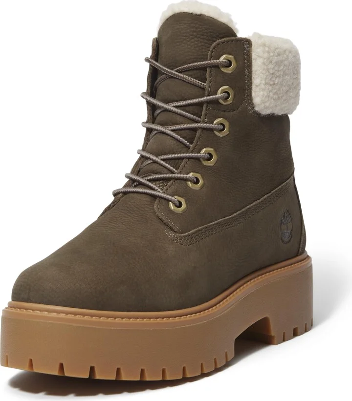 Timberland Women's Stone Street MID WARM LINED WATERPROOF BOOT