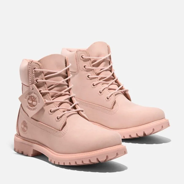Timberland Women's Timberland Premium 6-Inch Waterproof Boot, Light Beige Nubuck, - Image 4