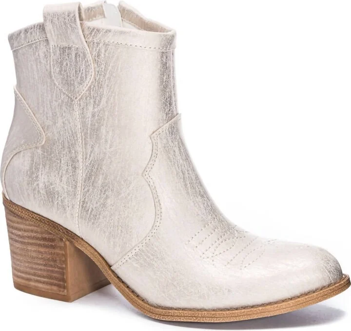 Time To Shine Boots In Natural Metallic