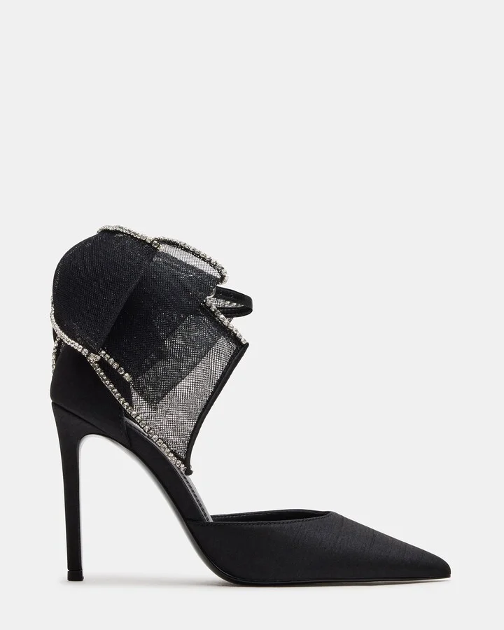Timeless Black Satin