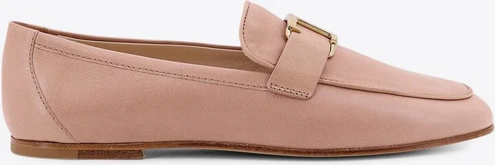 Timeless T Leather Loafers